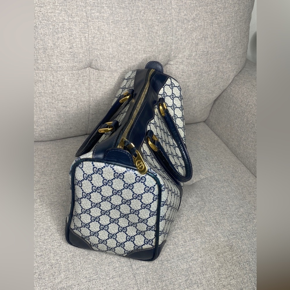 Authentic Gucci Monogram Boston Handbag - Picture 4 of 17